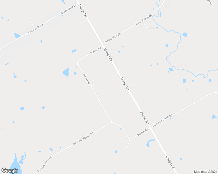 map of restaurants, bars, coffee shops, grocery stores, and more near 419 Brazier Road in Ennis