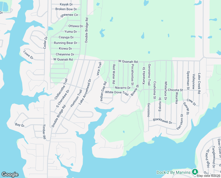 map of restaurants, bars, coffee shops, grocery stores, and more near 114 Navarro Drive in Mabank