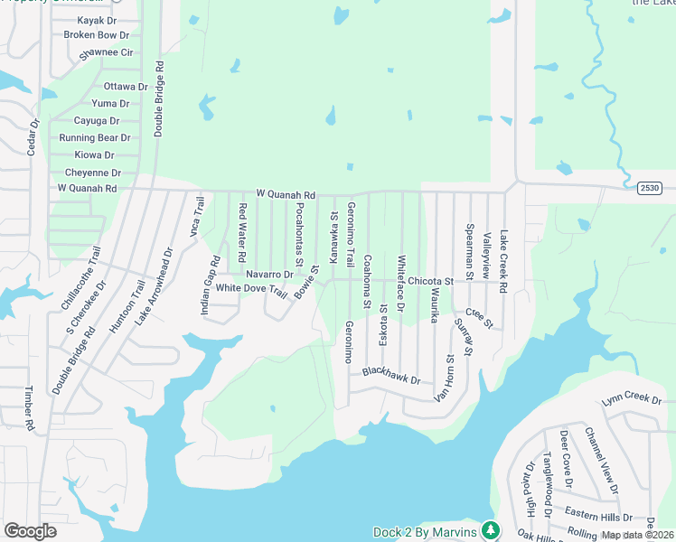 map of restaurants, bars, coffee shops, grocery stores, and more near 143 Kanawka Street in Mabank
