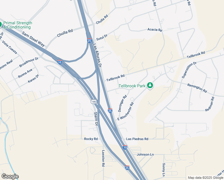 map of restaurants, bars, coffee shops, grocery stores, and more near 4000-4046 Colt Road in Las Cruces