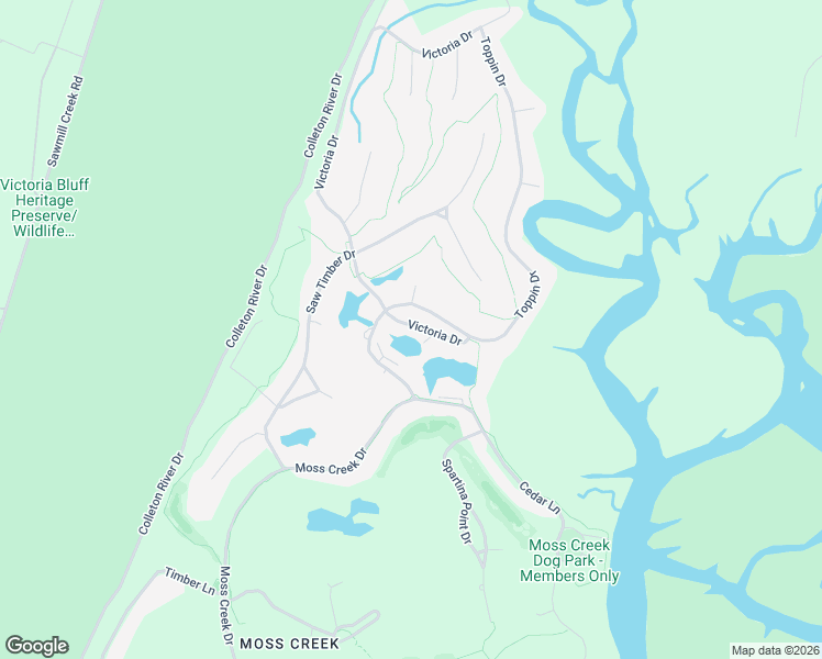 map of restaurants, bars, coffee shops, grocery stores, and more near 25 Victoria Drive in Hilton Head Island