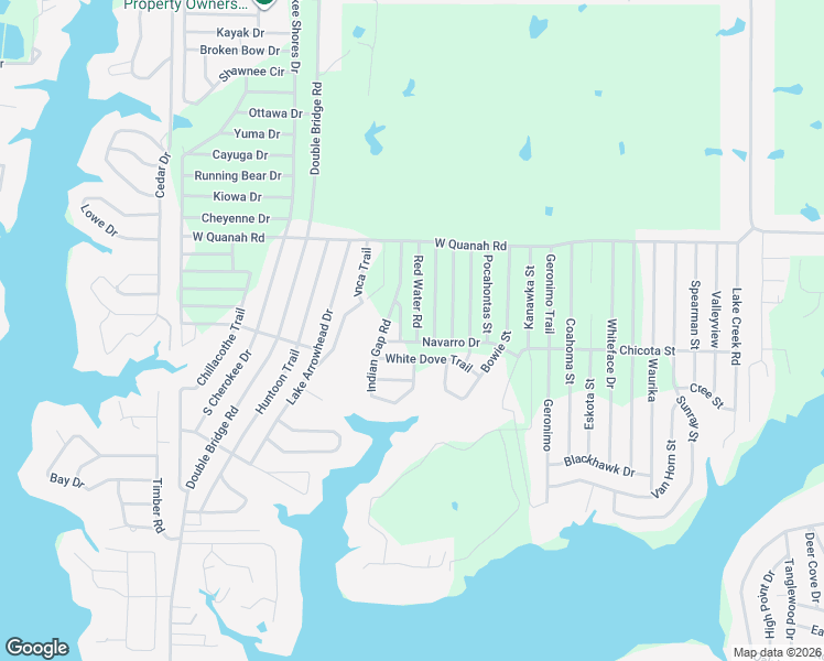 map of restaurants, bars, coffee shops, grocery stores, and more near 114 Navarro Drive in Mabank
