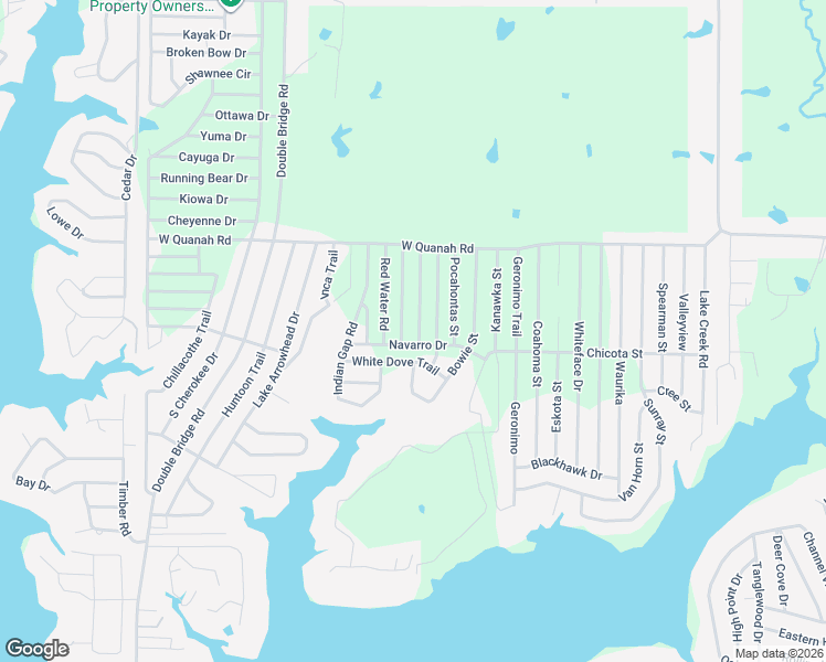 map of restaurants, bars, coffee shops, grocery stores, and more near 136 Navarro Drive in Mabank