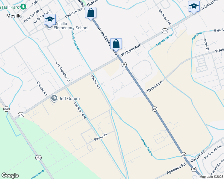 map of restaurants, bars, coffee shops, grocery stores, and more near 2105 Tres Pinos Lane in Las Cruces