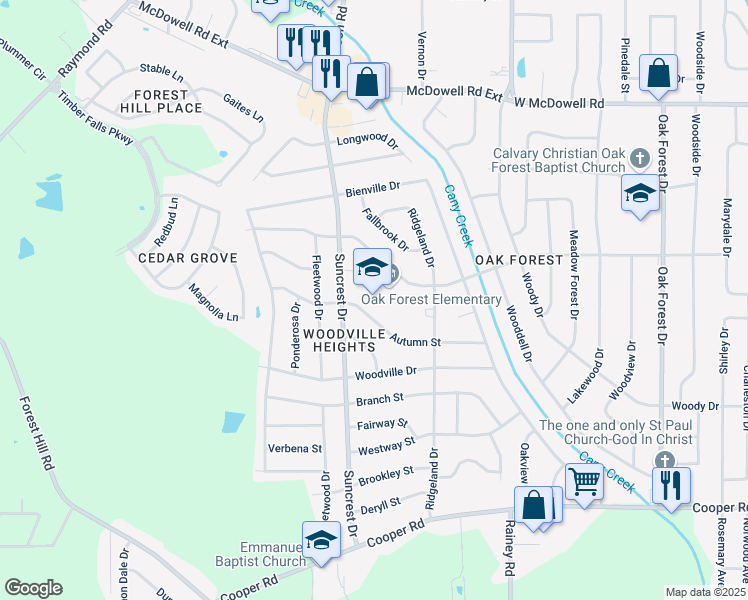 map of restaurants, bars, coffee shops, grocery stores, and more near 1831 Smallwood Street in Jackson