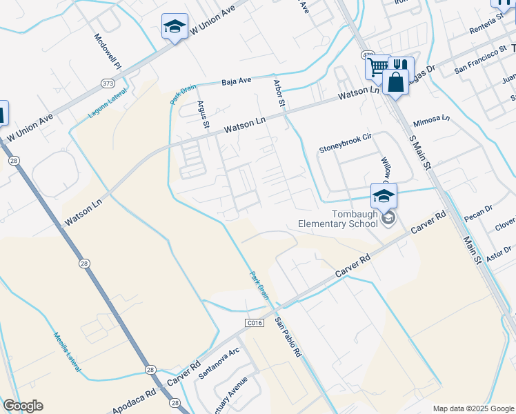 map of restaurants, bars, coffee shops, grocery stores, and more near 660 Taos Ln in Las Cruces