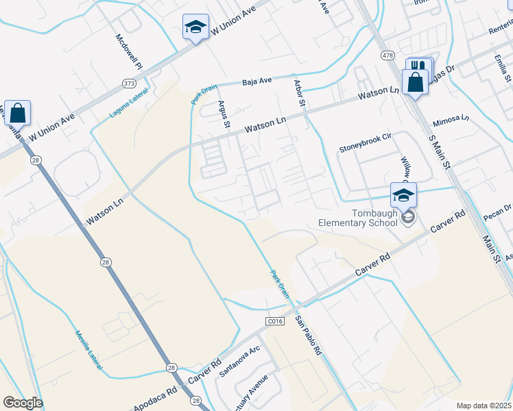 map of restaurants, bars, coffee shops, grocery stores, and more near 4082 Los Margaritas St in Las Cruces