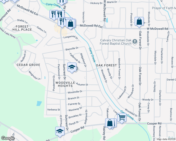 map of restaurants, bars, coffee shops, grocery stores, and more near 1756 Smallwood Street in Jackson