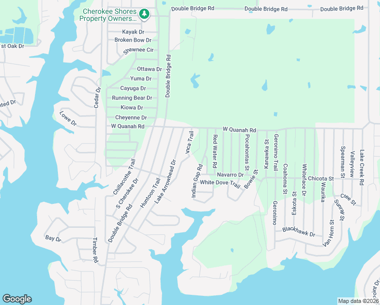 map of restaurants, bars, coffee shops, grocery stores, and more near 134 Buffalo Springs Road in Mabank