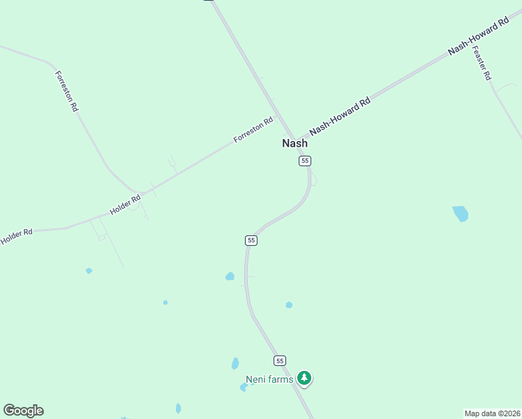 map of restaurants, bars, coffee shops, grocery stores, and more near Farm to Market 55 in Waxahachie