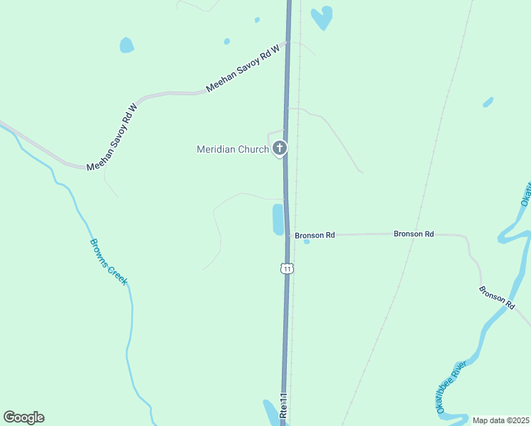map of restaurants, bars, coffee shops, grocery stores, and more near 5950 U.S. 11 in Meridian