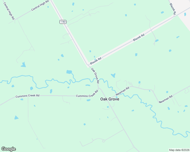 map of restaurants, bars, coffee shops, grocery stores, and more near 4514 Oak Grove Rd in Ennis