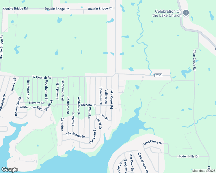 map of restaurants, bars, coffee shops, grocery stores, and more near 7125 Valleyview Drive in Mabank