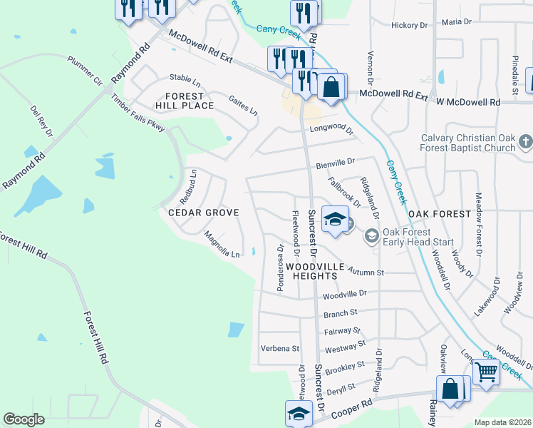 map of restaurants, bars, coffee shops, grocery stores, and more near 1163 Marble Street in Jackson