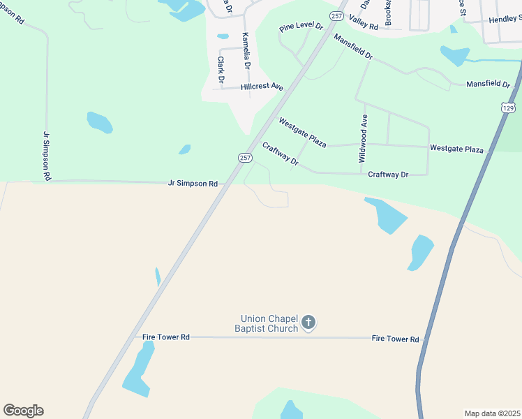 map of restaurants, bars, coffee shops, grocery stores, and more near Georgia 27 in Hawkinsville