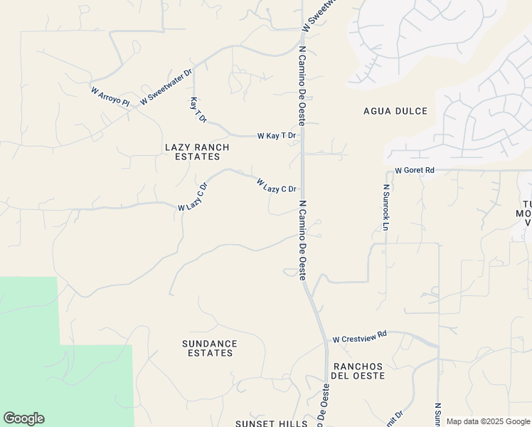 map of restaurants, bars, coffee shops, grocery stores, and more near 3063 North Camino De Oeste in Tucson