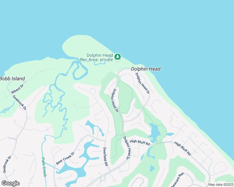 map of restaurants, bars, coffee shops, grocery stores, and more near 6 Wood Thrush Court in Hilton Head Island
