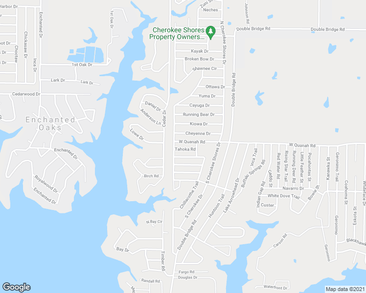 map of restaurants, bars, coffee shops, grocery stores, and more near 136 Tahoka Road in Mabank