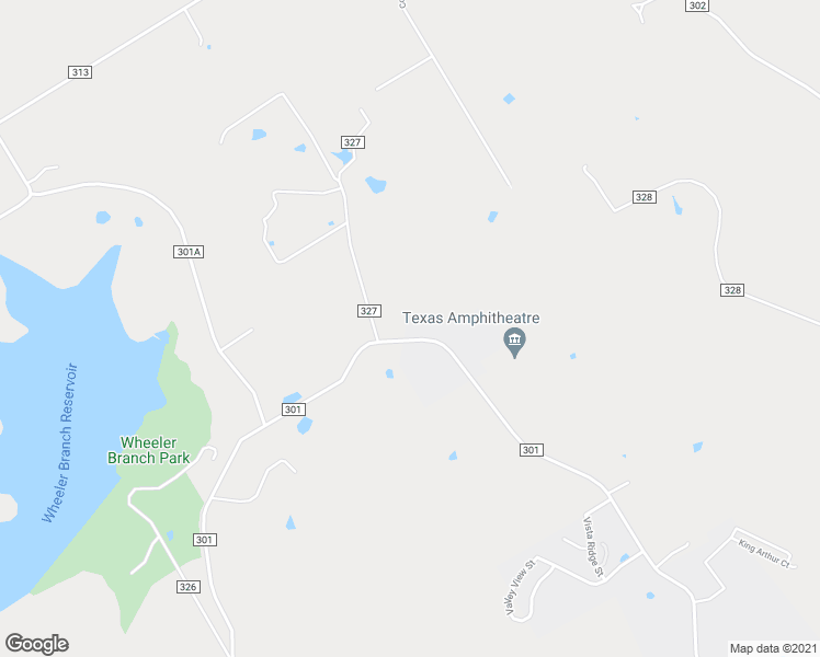 map of restaurants, bars, coffee shops, grocery stores, and more near 2861 County Road 301 in Glen Rose