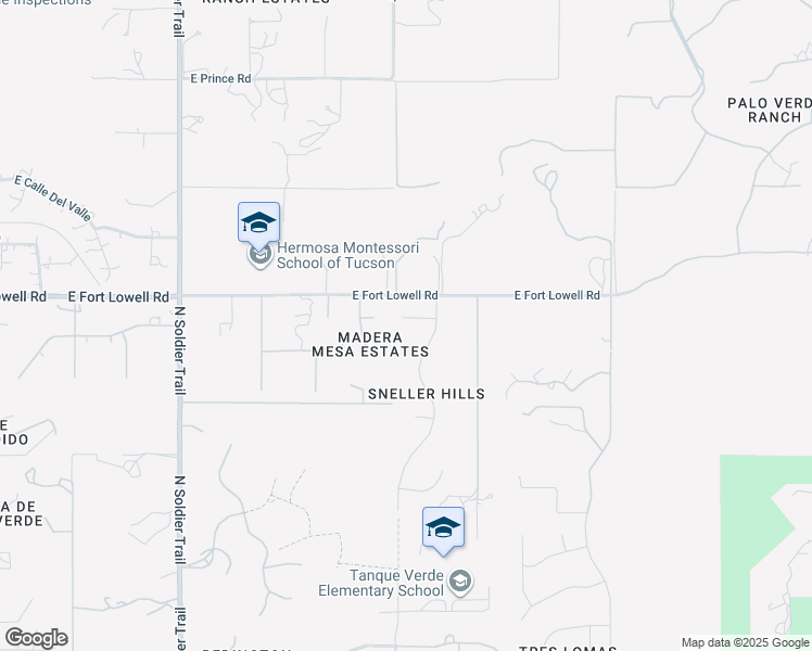 map of restaurants, bars, coffee shops, grocery stores, and more near 12342 Barry Baker Place in Tucson