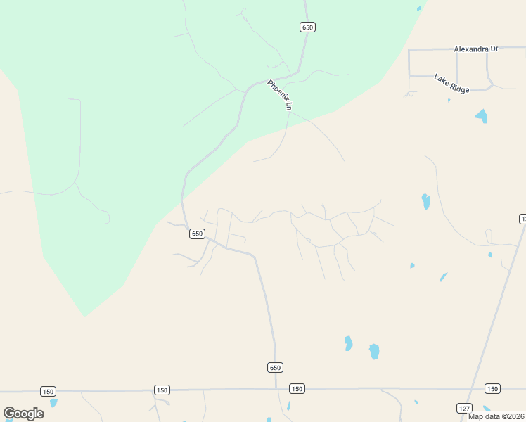 map of restaurants, bars, coffee shops, grocery stores, and more near 226 Cedar Creek Ranch Trail in Tuscola