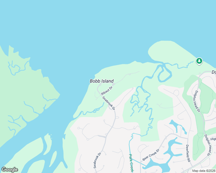map of restaurants, bars, coffee shops, grocery stores, and more near 24 Charlesfort Place in Hilton Head Island