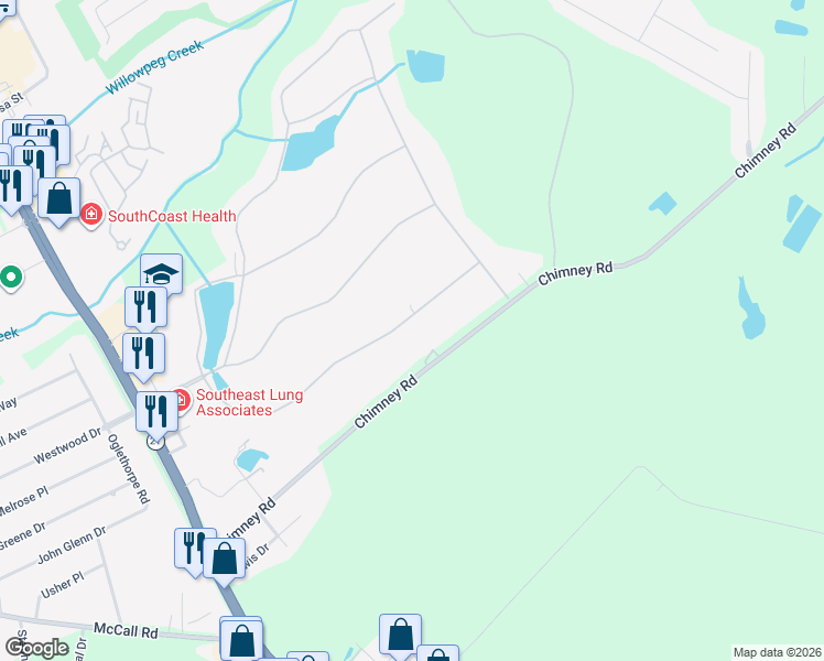 map of restaurants, bars, coffee shops, grocery stores, and more near 140 Cypress Drive in Rincon