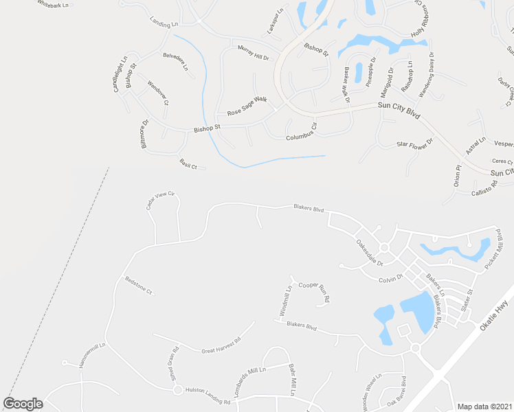 map of restaurants, bars, coffee shops, grocery stores, and more near 2397 Blakers Boulevard in Bluffton