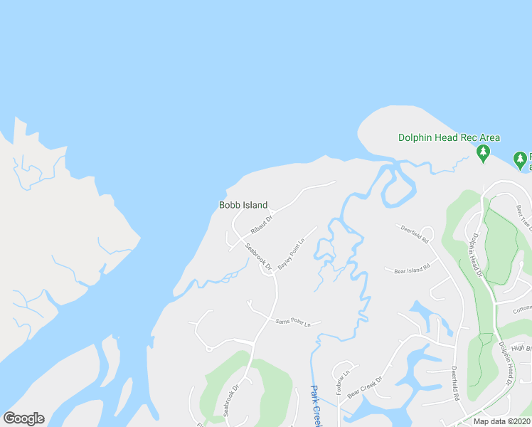 map of restaurants, bars, coffee shops, grocery stores, and more near 24 Charlesfort Place in Hilton Head Island