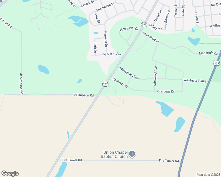 map of restaurants, bars, coffee shops, grocery stores, and more near 17 Cole Drive in Hawkinsville