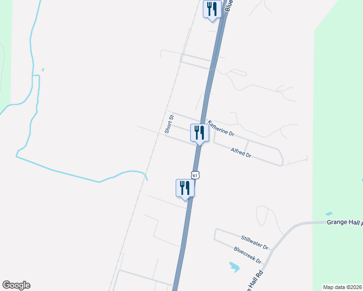 map of restaurants, bars, coffee shops, grocery stores, and more near 4033 U.S. 61 in Vicksburg