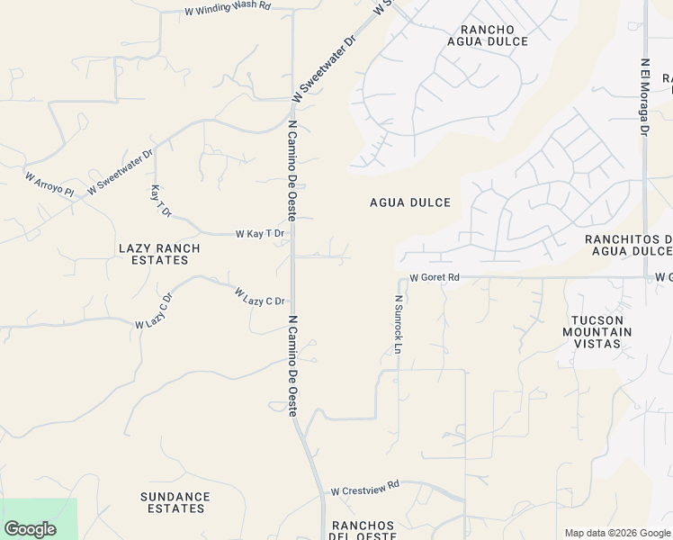 map of restaurants, bars, coffee shops, grocery stores, and more near 3120 North Camino De Oeste in Tucson