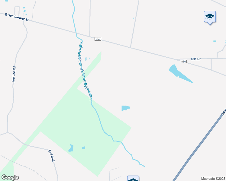 map of restaurants, bars, coffee shops, grocery stores, and more near Farm to Market 850 in Overton