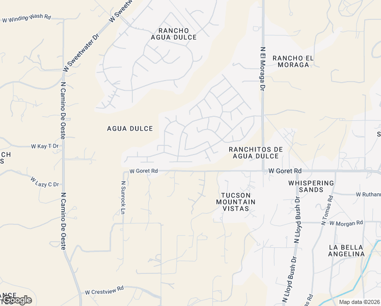 map of restaurants, bars, coffee shops, grocery stores, and more near 4107 West Still Canyon Pass in Tucson