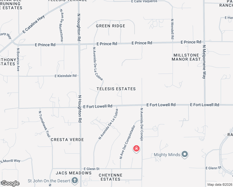 map of restaurants, bars, coffee shops, grocery stores, and more near 10555 East Fort Lowell Road in Tucson