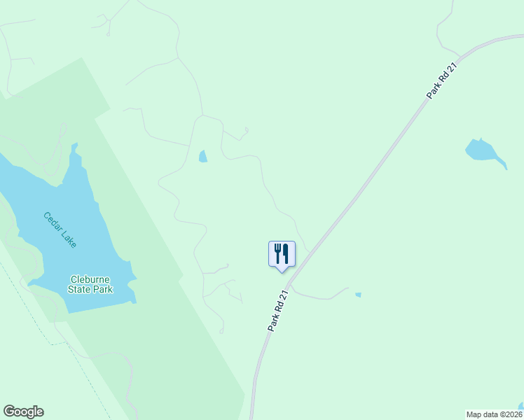 map of restaurants, bars, coffee shops, grocery stores, and more near 8453 Hilltop Drive in Cleburne