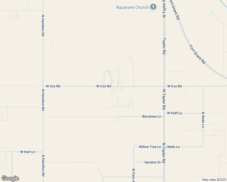 map of restaurants, bars, coffee shops, grocery stores, and more near 3241 West Cox Road in Willcox