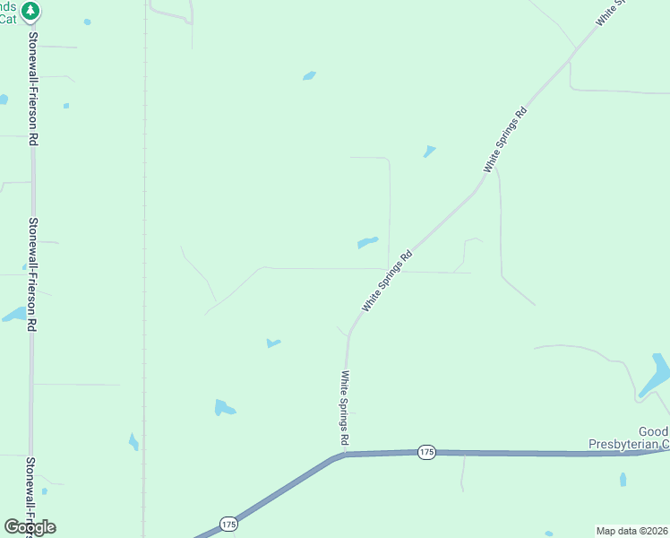 map of restaurants, bars, coffee shops, grocery stores, and more near Dusty Trail in De Soto Parish