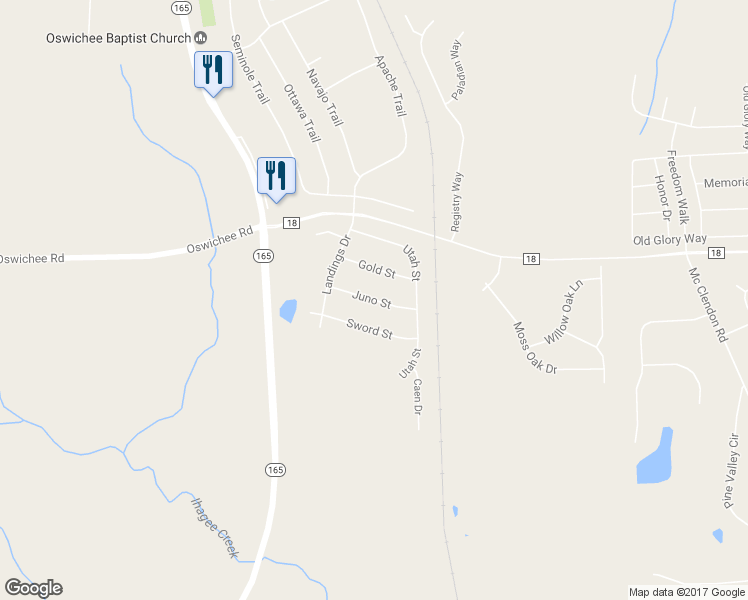 map of restaurants, bars, coffee shops, grocery stores, and more near Juno Street in Fort Mitchell