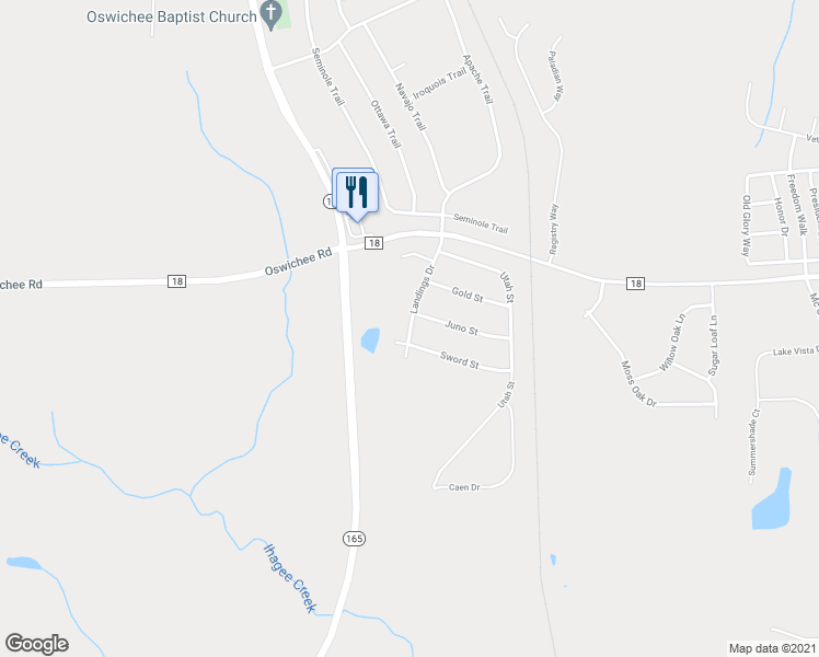 map of restaurants, bars, coffee shops, grocery stores, and more near 20 Landings Drive in Fort Mitchell