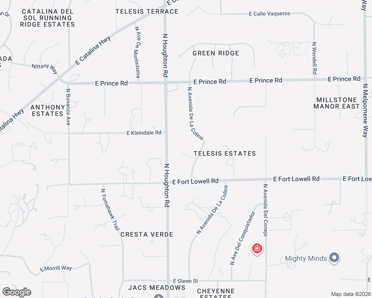 map of restaurants, bars, coffee shops, grocery stores, and more near 10305 East Vaca Place in Tucson