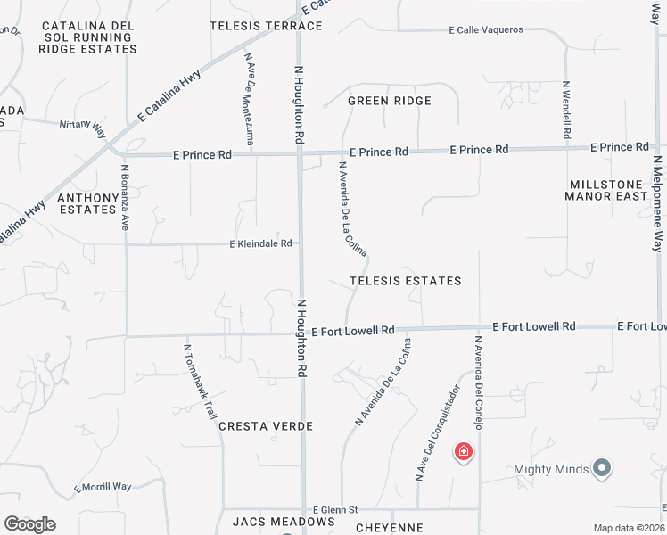 map of restaurants, bars, coffee shops, grocery stores, and more near 10305 East Vaca Place in Tucson