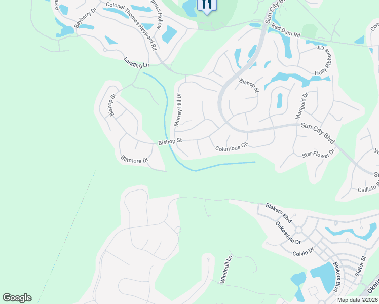 map of restaurants, bars, coffee shops, grocery stores, and more near 19 French Garden Lane in Bluffton