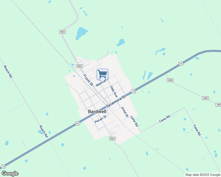 map of restaurants, bars, coffee shops, grocery stores, and more near 200 Italy Avenue in Bardwell