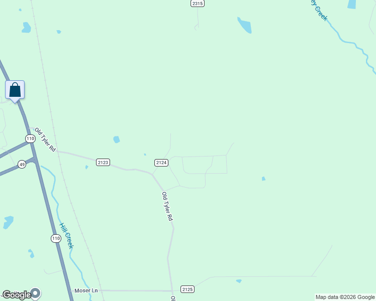 map of restaurants, bars, coffee shops, grocery stores, and more near 10852 County Road 2124 in Whitehouse