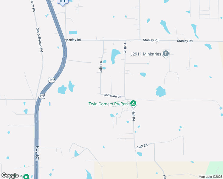 map of restaurants, bars, coffee shops, grocery stores, and more near Hunter Lee Lane in Stonewall