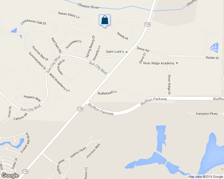 map of restaurants, bars, coffee shops, grocery stores, and more near 3147 North Okatie Highway in Okatie
