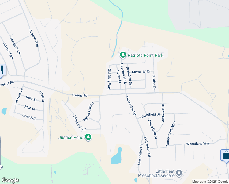 map of restaurants, bars, coffee shops, grocery stores, and more near 41 Old Glory Way in Fort Mitchell