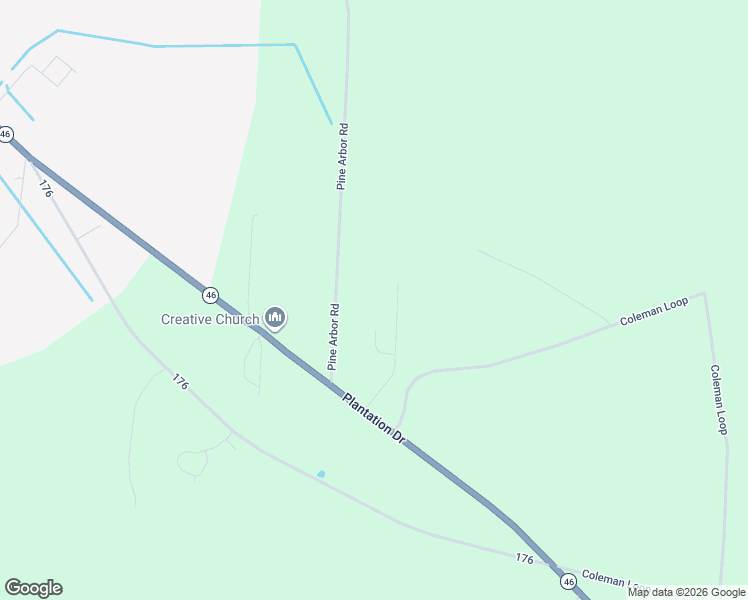 map of restaurants, bars, coffee shops, grocery stores, and more near 345 Conifer Street in Hardeeville