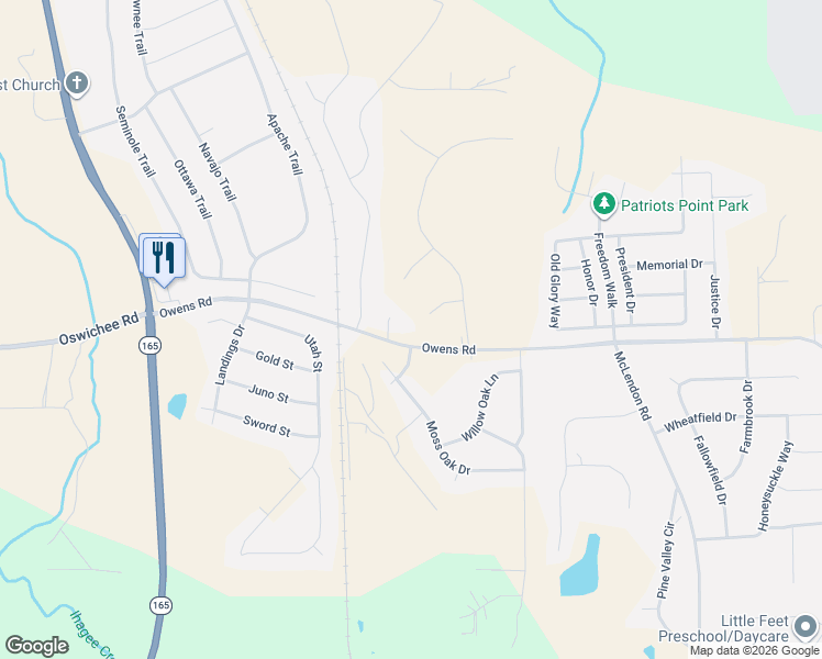 map of restaurants, bars, coffee shops, grocery stores, and more near 59 Owens Road in Fort Mitchell